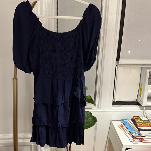 Navy Blue Dress - Picture 3 of 3